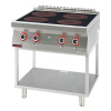 KROMET Indukčný varič 4x3,5 kW na rámovom podstavci, 800x700x900 mm | KROMET, 700.KE-4i/800.T