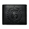 Real Madrid FC Peňaženka Real Madrid, bifold, pravá koža, čierna