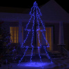 vidaXL Vianočný stromček, kužeľ, 360 LED, dovnútra aj von 143x250 cm
