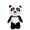 Bino Panda plyšová s červeným nosom 25 cm