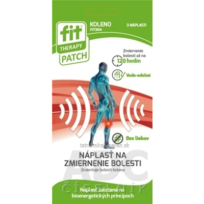 FIT THERAPY Patch KOLENO náplasť 1x3 ks