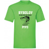 Rybolov a pivo - Limetková , Pánske , XL