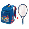 Tenisový set Tlapková patrola Head Paw 19 modrá + Kids Backpack Paw Patrol - Grip 0000