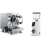 Rocket Espresso R 58 Cinquantotto + Eureka Atom W 65, white