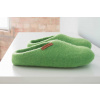 Vlnené papuče - SLIPPERS - hraškové