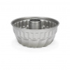 PATISSE SILVER-TOP 22 cm / 2,5 l - forma na pečenie bábovky s komínom z ocele s nepriľnavým povrchom, strieborná