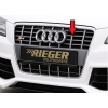 Rieger tuning maska pre predný nárazník pre Audi A4 / S4 (B8 / B81) Avant / Sedan, pred faceliftom, r.v. od 11 / 07-12 / 11, Prevedenie pre vozidlá bez parkovacím asistentom (pdc), Povrchová úprava pl