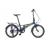 Skladací bicykel Author Simplex 2023 M modrá