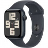 Inteligentné hodinky Apple Watch SE 2024 GPS 44mm temne atramentový hliník - temne atramentový športový remienok - S/M (MXEJ3QC/A)