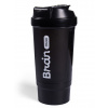 BrainMax viacdielny plastový shaker (šejker), čierny, 700 ml
