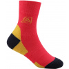 Alpine Pro Indo Detské vlnené ponožky KSCU016 pink glo M