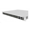 MikroTik Cloud Router Switch CRS354-48P-4S+2Q+RM, 650MHz CPU, 64MB, 1x10/100, 48xGLAN(PoE), 4xSFP+, 2xQSFP, vč. L5 CRS354-48P-4S+2Q+RM