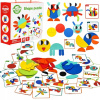 Montessori GREEN puzzle 40 ks na skladanie 55 ks