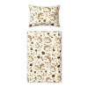 Obliečky do postieľky, 2D sada - Ježko, béžový, 135x100