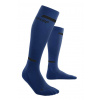 CEP Compression Run Socks Tall běžecké podkolenky 4.0 pánské Barva: Modrá, Velikost: V