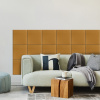 Zástena za gauč - Štvorec - 50x50cm Farba: Žltá