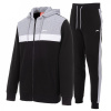 Slazenger Zip Tracksuit Mens Black/Grey S