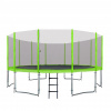SkyRamiz 487cm 16FT záhradná trampolína pre deti Zelená + príslušenstvo