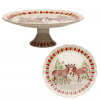 Casafina by Costa Nova Podnos na tortu|ovocie 34x11cm, DEER FRIENDS, biela|Linen (DOPREDAJ)|Casafina