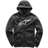 Alpinestars Ageless II Fleece mikina černá s kapucí a zipem S