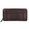 Dámska kožená peňaženka na zips Noelia Bolger 5112 hnedá