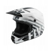 Prilba KINETIC Thrive, FLY RACING, detská (biela / čierna / sivá) Velikost: YS