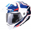 Prilba Scorpion ADX-2 CAMINO Pearl White Blue Red Veľkosť: XXL (63-64 cm)