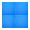 Insportline Cvičenie Mat 200 cm x 200 cm odtiene modrej (Mata Fitness Insportline Puzzle 200x200x1 modrá)