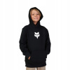 MIKINA S KAPUCŇOU FOX JUNIOR LEGACY BLACK/PINK (YXL)