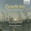 Alexander Goedicke: Music for Violin & Piano (CD) (Francesco Parrino, Michele Pentrella)