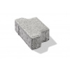 Premac Haka dlažba 6cm 10 x 16,5cm polovička sivá