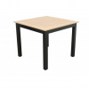 Doppler EXPERT WOOD antracit - záhradný gastro hliníkový stôl 90 x 90 x 75cm