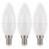 Emos LED žiarovka Classic Candle 6W E14 teplá biela, 3ks