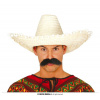 Slaměný klobouk sombrero s bambulkami - Mexiko 50 cm - GUIRCA