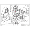Jotul - náhradní držák deflektoru F 370 ADV, F 360 ADV, I 520, I 620 - 10038553