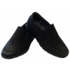 WOJTYŁKO MOKASÍNY POLTOPÁNKY SEMIŠ ČIERNE VSUVNÉ SVÄTÉ PRIJÍMANIE R 32 Š 21,00 CM