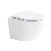 MEREO WC závesné kapotované, Smart Flush RIMLESS, 490x360x370, keramické, vr. sedátka, biela, CSS123, VSD82T1