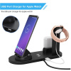 Bomba 6v1 Qi Multifunkčný PowerStation iPhone | Watch | AirPods - čierny/biely Farba: Čierna WIR159_BLACK
