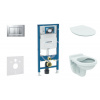 Geberit Set Duofix 111.300.00.5+záv.WC Quarzo/Alpha vr.sed.SC+tlač.Sigma30 Chróm Mat/Chróm 111.300.00.5 ND7