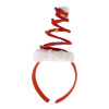RAPPA Červená vianočná čelenka so zvončekmi