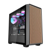 Počítačová skriňa Darkflash DS900WD (čierna) + 4 ventilátory