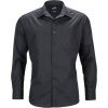 James & Nicholson Košile JN 642, popelínová, business, dlouhý rukáv COT02064200201-black S Černá