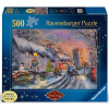 RAVENSBURGER Puzzle Návrat domov na Vianoce XXL 500 dielikov
