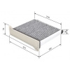 TATechnix Kabínový filter Mitsubishi OUTLANDER I (CU_W) Bosch - 2.0, 2.04WD, 2.0T4WD, 2.44WD