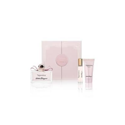 Salvatore Ferragamo Signorina SET: Parfumovaná voda 100ml + Parfémovaná voda 10ml + Telové mlieko 50ml pre ženy