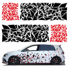 NÁLEPKY na auto MOTÍV TVARY ROZSYPKA 44x328 cm