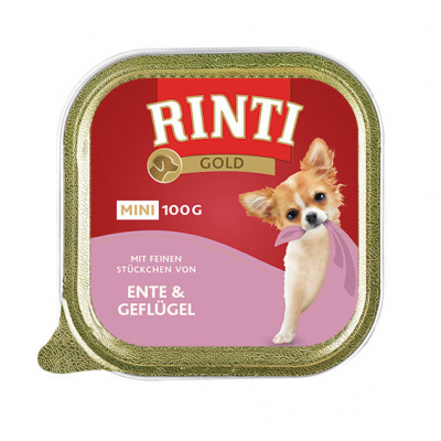Rinti Dog Gold Mini vanička kačica+hydina 100g