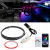 LED OSVETLENIE RGB INTERIÉRU AUTA KABÍNY AUTA BLUETOOTH APLIKÁCIA