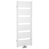 SAPHO NEVEL 55,5 x 158,3cm 690W kúpeľňový radiátor rovný, stredové pripojenie, biela, NVX616