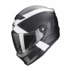 Moto přilba SCORPION COVERT FX GALLUS matná černo/bílá - Velikost S